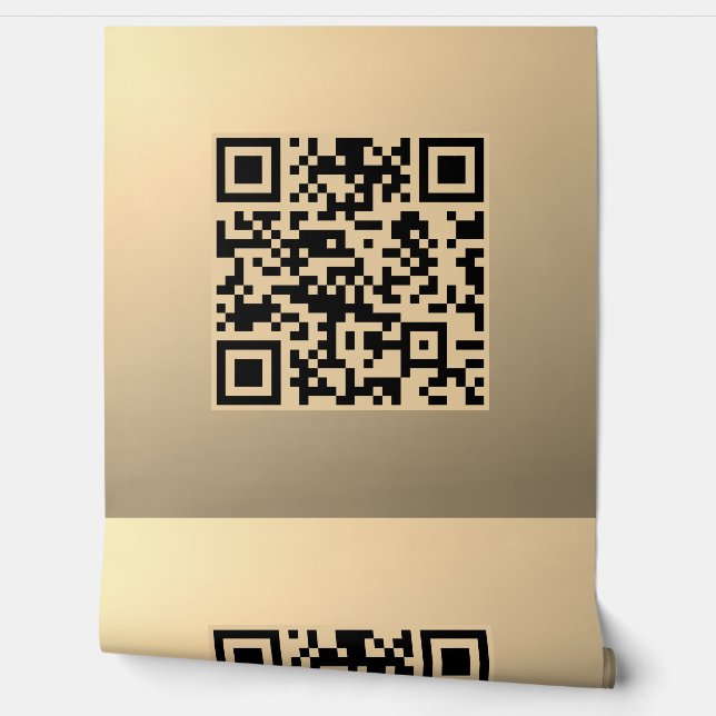 Papel Pintado Plantilla de código QR editable instantáneamente | (Desenrollar)