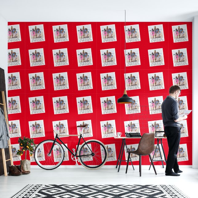Papel Pintado Plantilla de fotografía personalizada (Sala de estar)