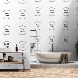 Papel Pintado Plantilla minimalista retro-moderna para tu logo