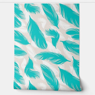 Papel Pintado Plumas
