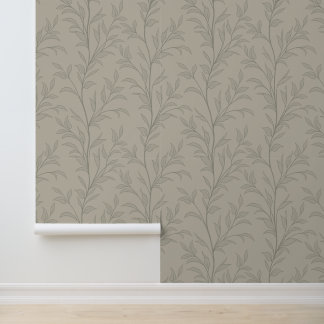 Papel Pintado Poesía de Hojas y Tallos XL 3 follaje