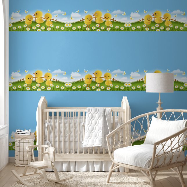 Papel Pintado Pollos para bebés (Niños)