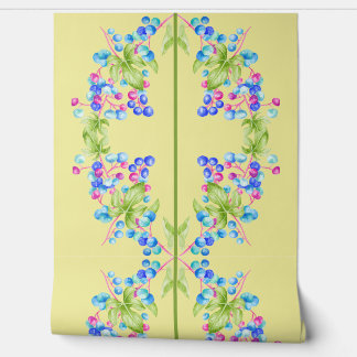 Papel Pintado Porcelain Berries on a