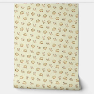 Papel Pintado Porcupine Mushroom Beige