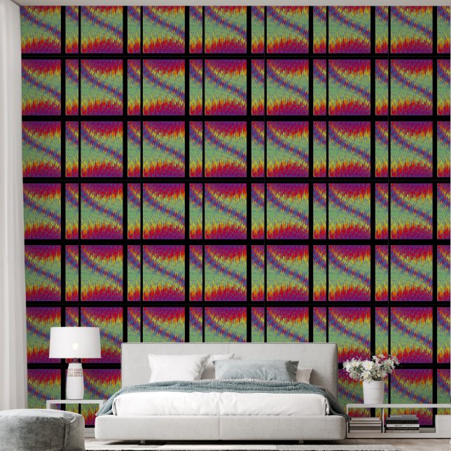 Papel Pintado postal ZIG ZAG 5 (Dormitorio)