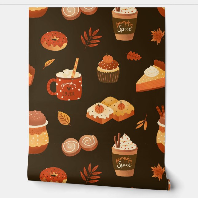 Papel Pintado Postres de otoño (Desenrollar)