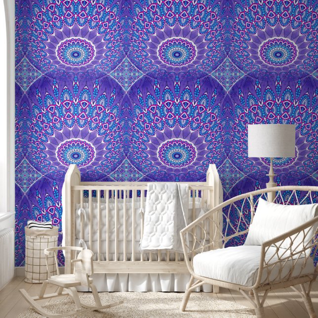 Papel Pintado Power Mandala Seamless Pattern 3 (Niños)