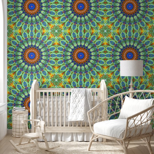 Papel Pintado Power Mandala Seamless Pattern 7 (Niños)