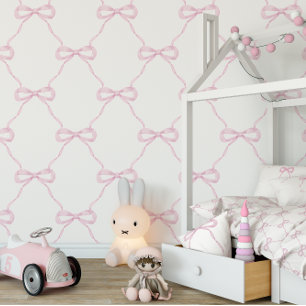 Papel Pintado Preppy Pink Bow Grand Millennium