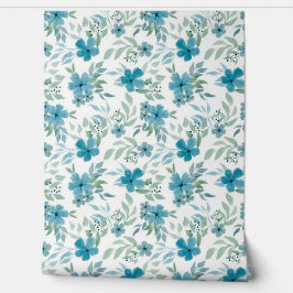 Papel Pintado Pretty Blue Flowers