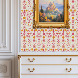 Papel Pintado Princescore floral capásico