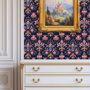 Papel Pintado Princescore Royal Pink Roses