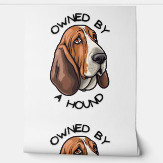 Papel Pintado Propiedad de alguien de Basset Hound