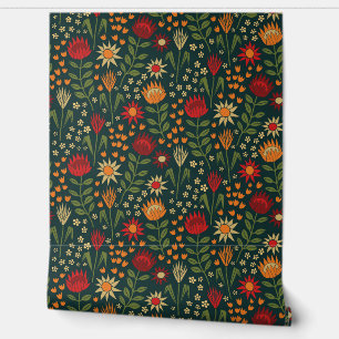Papel Pintado Protea Bloque floral Imprimir oscilaciones de Mill
