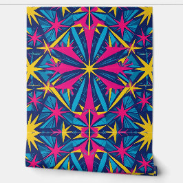 Papel Pintado Psicodelia Retro Kaleidoscope Peel y Stick