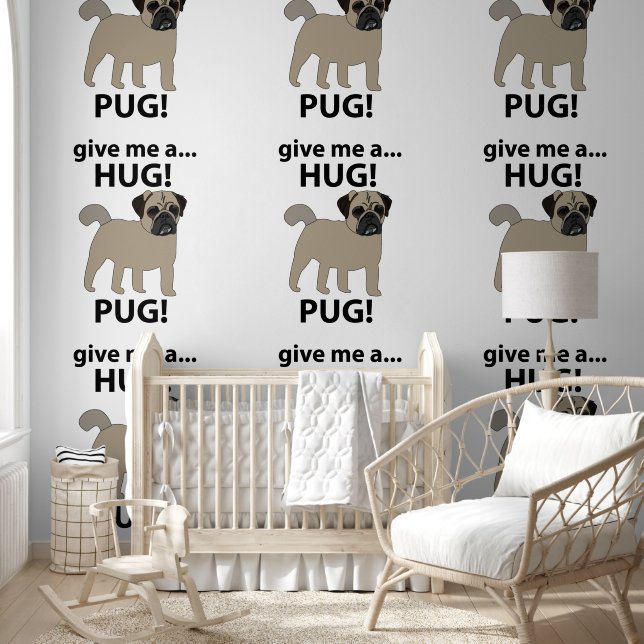 Papel Pintado Pug Me Da Un Inmenso Pug Gracioso (Niños)