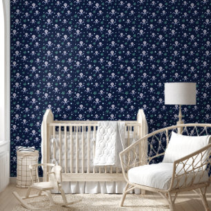 Papel Pintado Pulpo bajo el mar patrón infantil