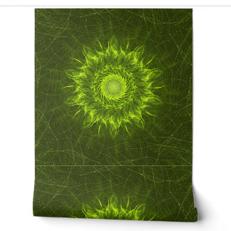Papel Pintado Pulso Verde – El Florecer de la Energía