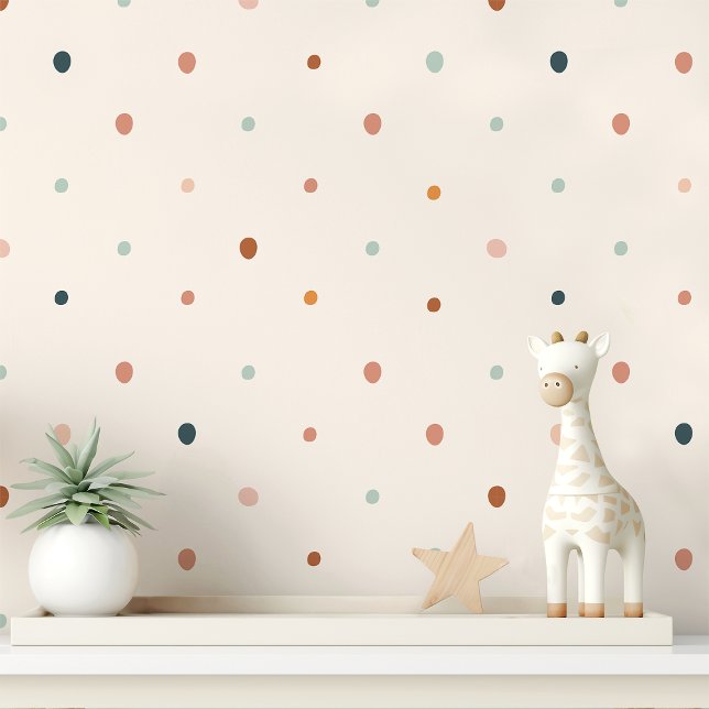 Papel Pintado Punto de Polka del Boho Pastel (Subido por el creador)
