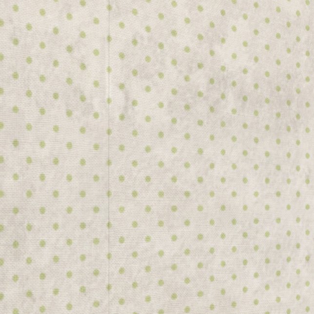 Papel Pintado punto de polka verde tradicional | tono silencioso (Costura)