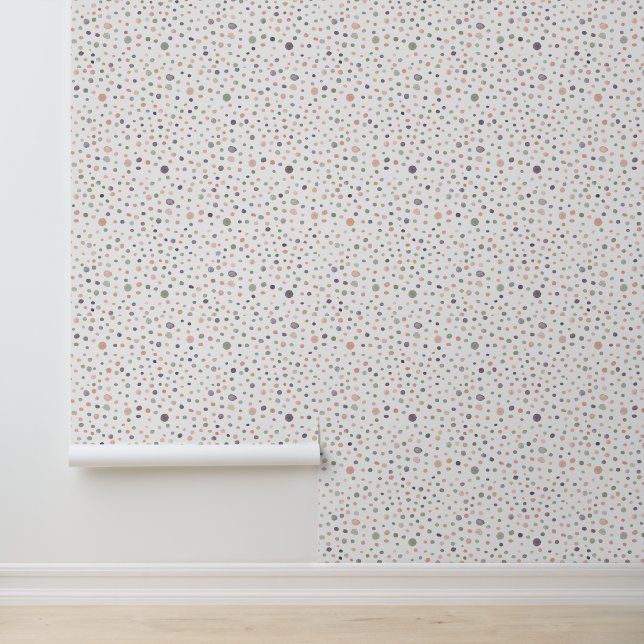 Papel Pintado Puntos de acuarela de Shea Confetti (Solicitud)