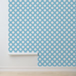 Papel Pintado Puntos de Polka Azul, Patrón De Punto De Polka, Pu<br><div class="desc">Patrón de puntos polka amables,  divertidos y adorables en color azul y blanco. Un regalo moderno y de moda,  perfecto para el amante de la polka en su vida.</div>