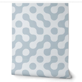 Papel Pintado Puntos geométricos orgánicos azul polvo