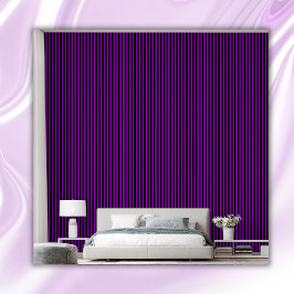 Papel Pintado Purple & Black Bold Stried |