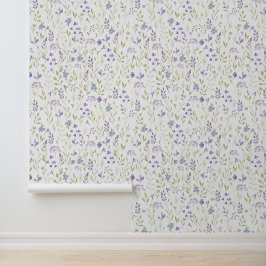 Papel Pintado Purple Floral