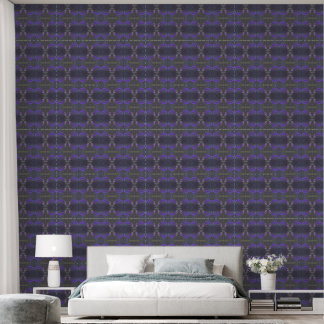 Papel Pintado Purple Floral Garden