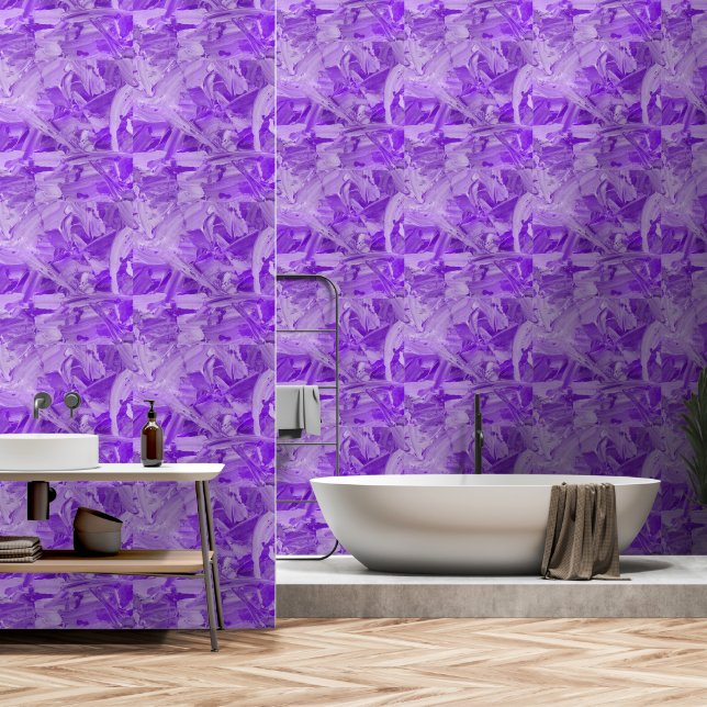 Papel Pintado Purple negrita (Baño)