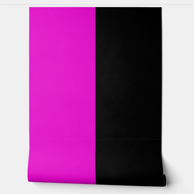 Papel Pintado Púrpura Black Vertical Big Stristris Pattern (Desenrollar)