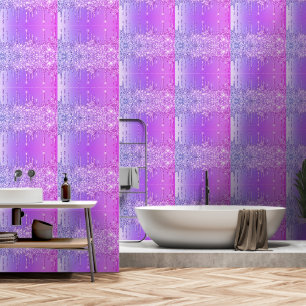 Papel Pintado Púrpura Purpurina de neón rosado