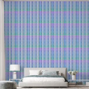 Papel Pintado Púrpura verde azul