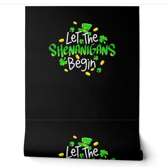 Papel Pintado Que los Shenanigans comiencen el divertido Día de  (Desenrollar)