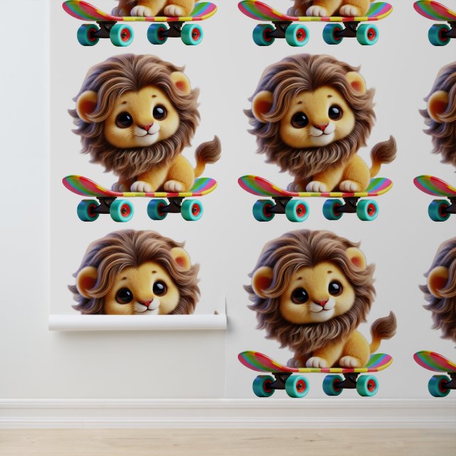 Papel Pintado Rad Lion en un rollo (Solicitud)