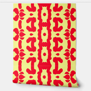 Papel Pintado "Ratti_Creative_Arts" de moda amarillo y rojo