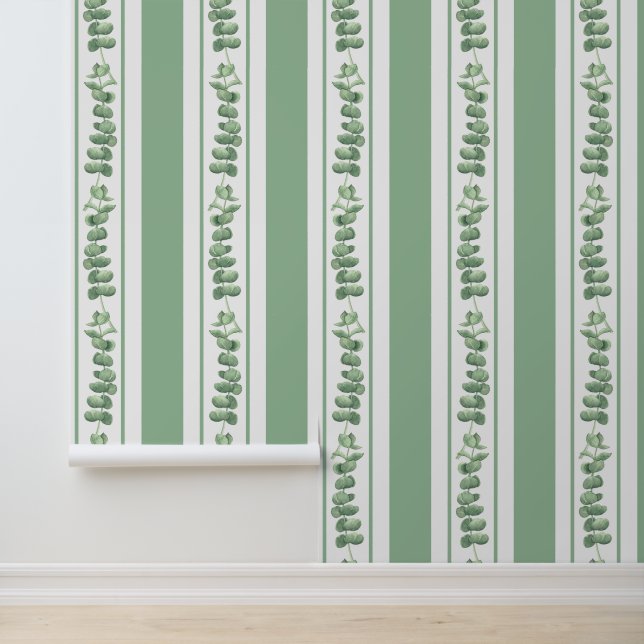 Papel Pintado Rayas de eucalipto (Solicitud)