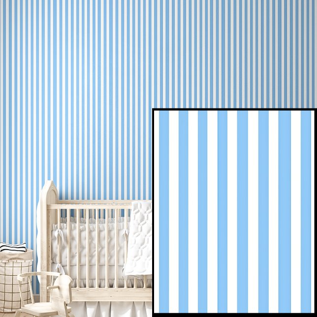 Papel Pintado Rayas de líneas azules claras y medias (Subido por el creador)
