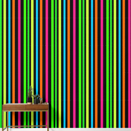 Papel Pintado Rayas de neón