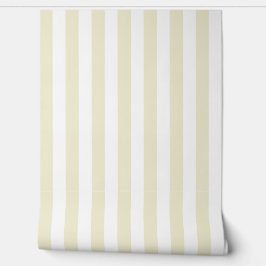 Papel Pintado Rayas finas de crema clara