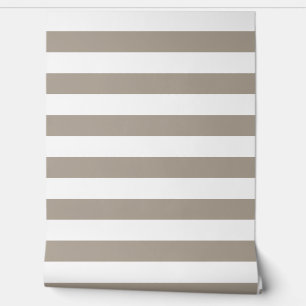 Papel Pintado Rayas Modernas Taupe