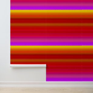 Papel Pintado Rayas Multicolores Abstractas