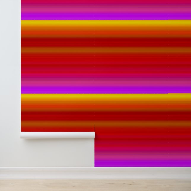 Papel Pintado Rayas Multicolores Abstractas (Solicitud)