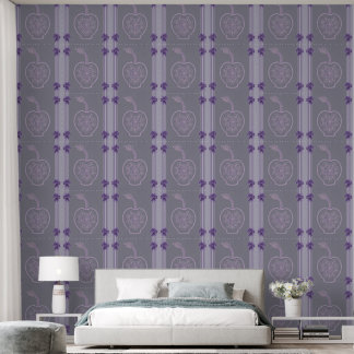 Papel Pintado Rayas púrpura Lavender Arte de IA Dream