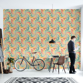 Papel Pintado Rayas retro
