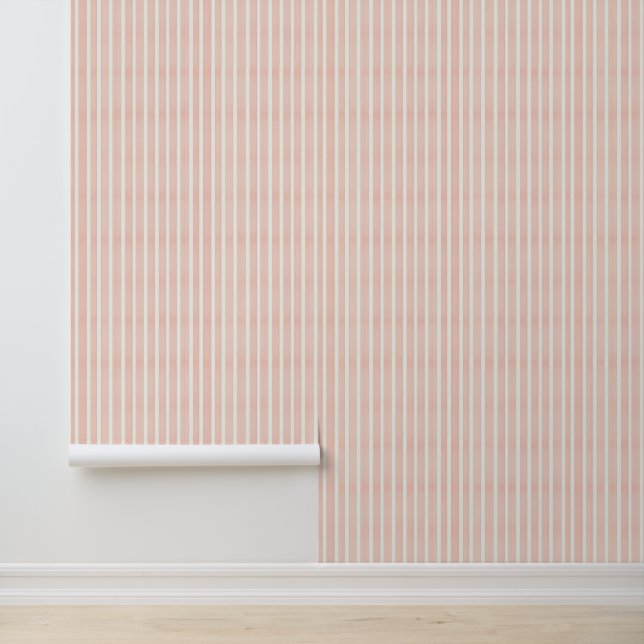 Papel Pintado Rayas Rosa Suave (Solicitud)