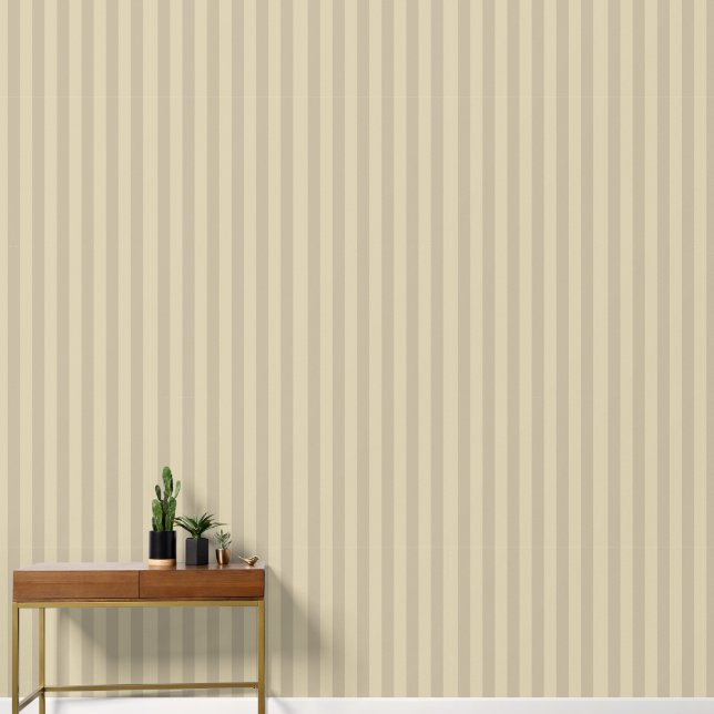 Papel Pintado rayas verticales beige gruesas (Pasillo)