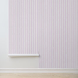 Papel Pintado Rayas Verticales Rosa Claro Textura de Lino Coster