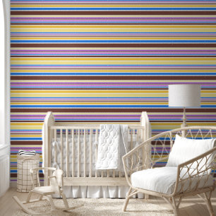 Papel Pintado Rayas y Líneas Coloridas 6